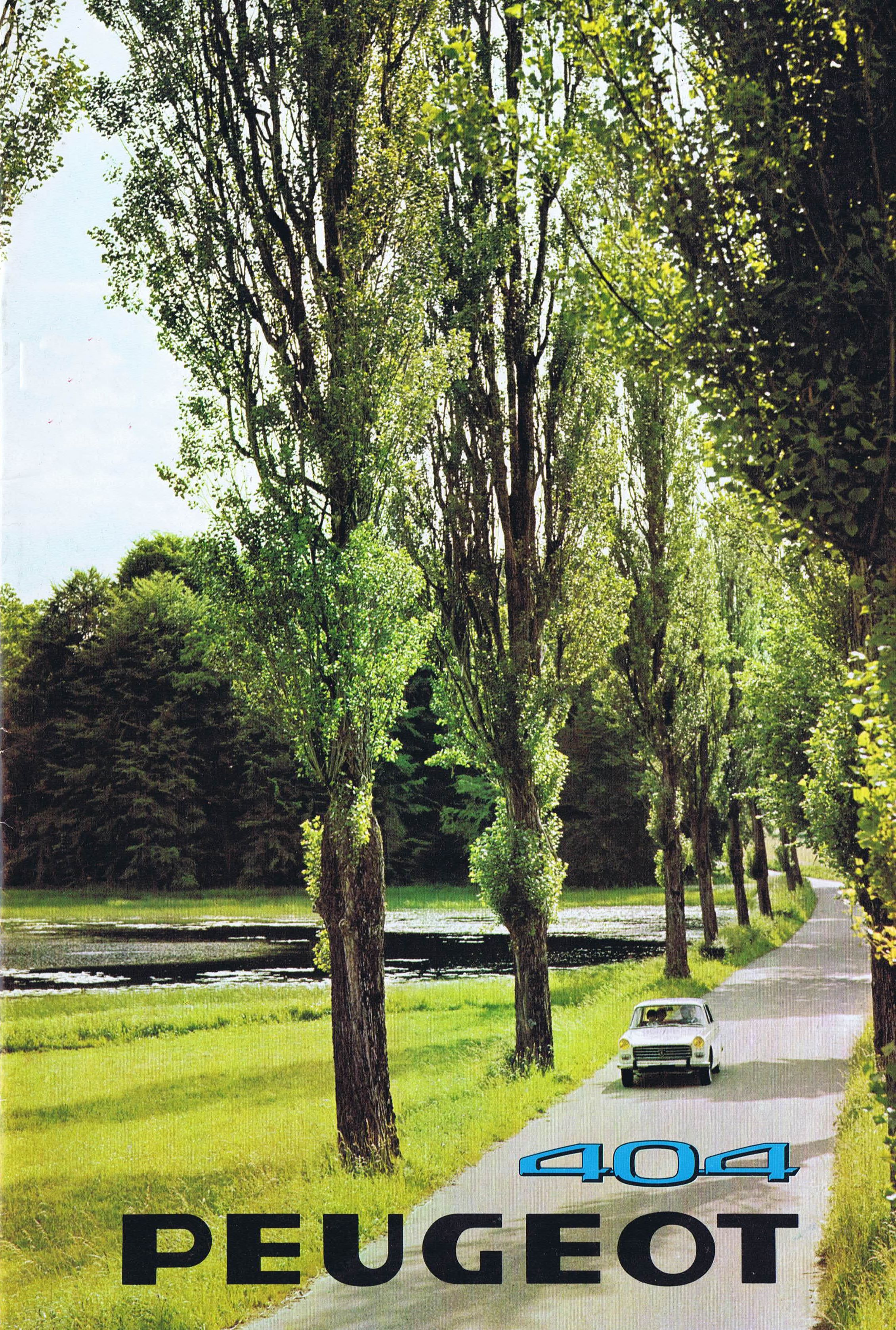 1969 Peugeot 404 brochure